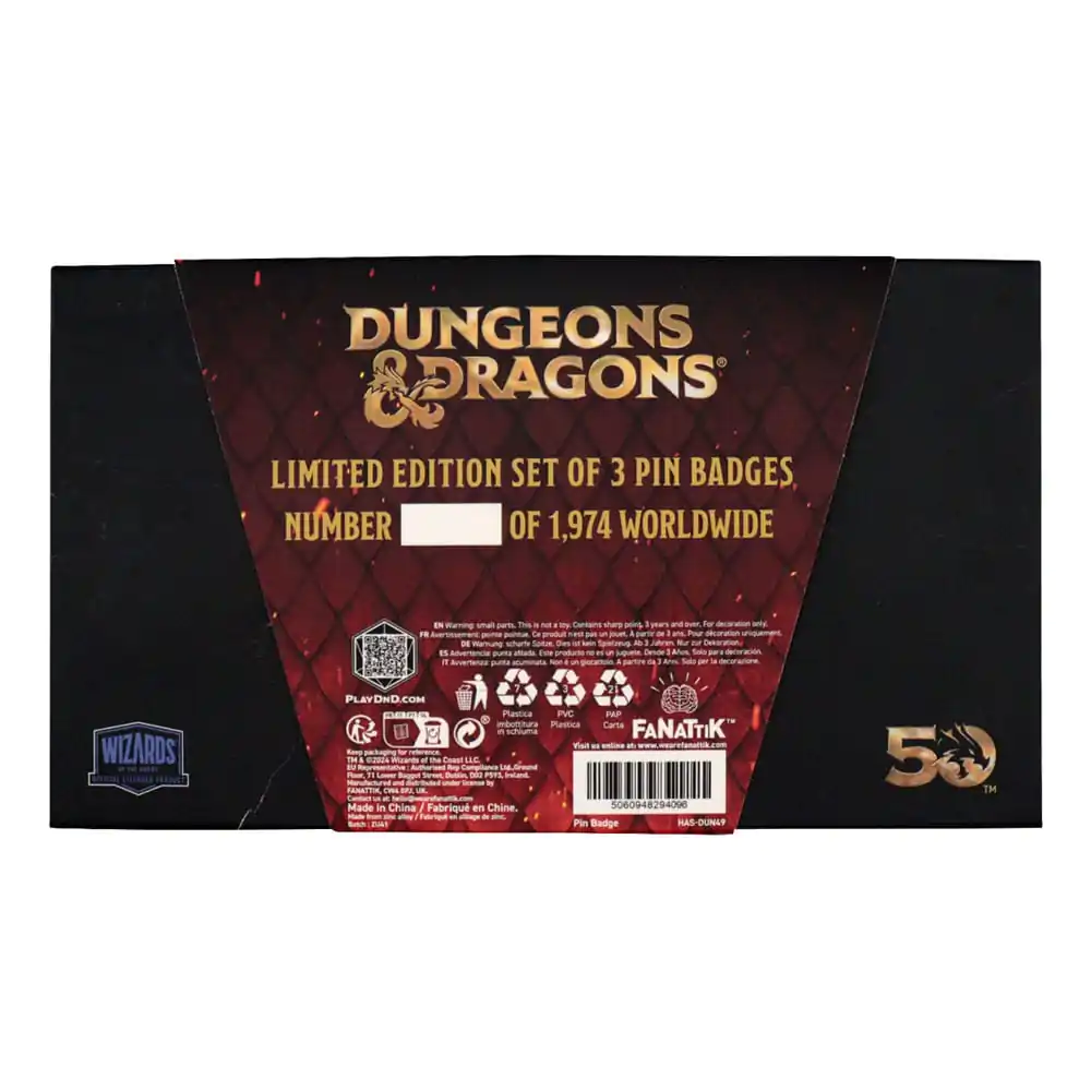 Dungeons & Dragons Ansteck-Pins 3er-Set 50th Anniversary termékfotó