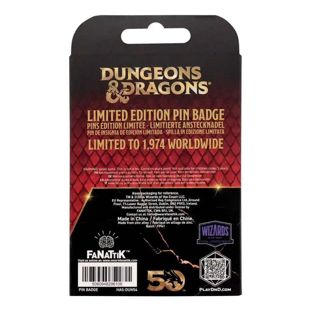 Dungeons & Dragons Ansteck-Pin Alignment Spinner 24k Gold Plated Limited Edition termékfotó