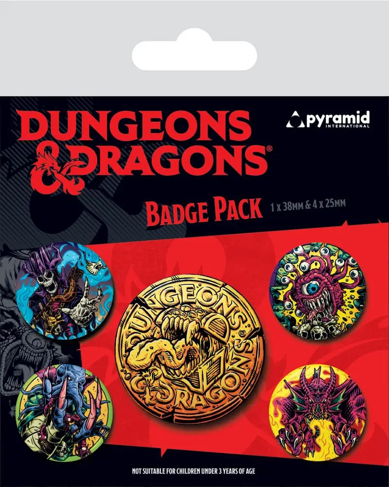 Dungeons & Dragons Ansteck-Buttons 5er-Pack Beastly termékfotó