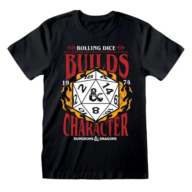 Dungeons &amp; Dragons Builds Character T-shirt Produktfoto
