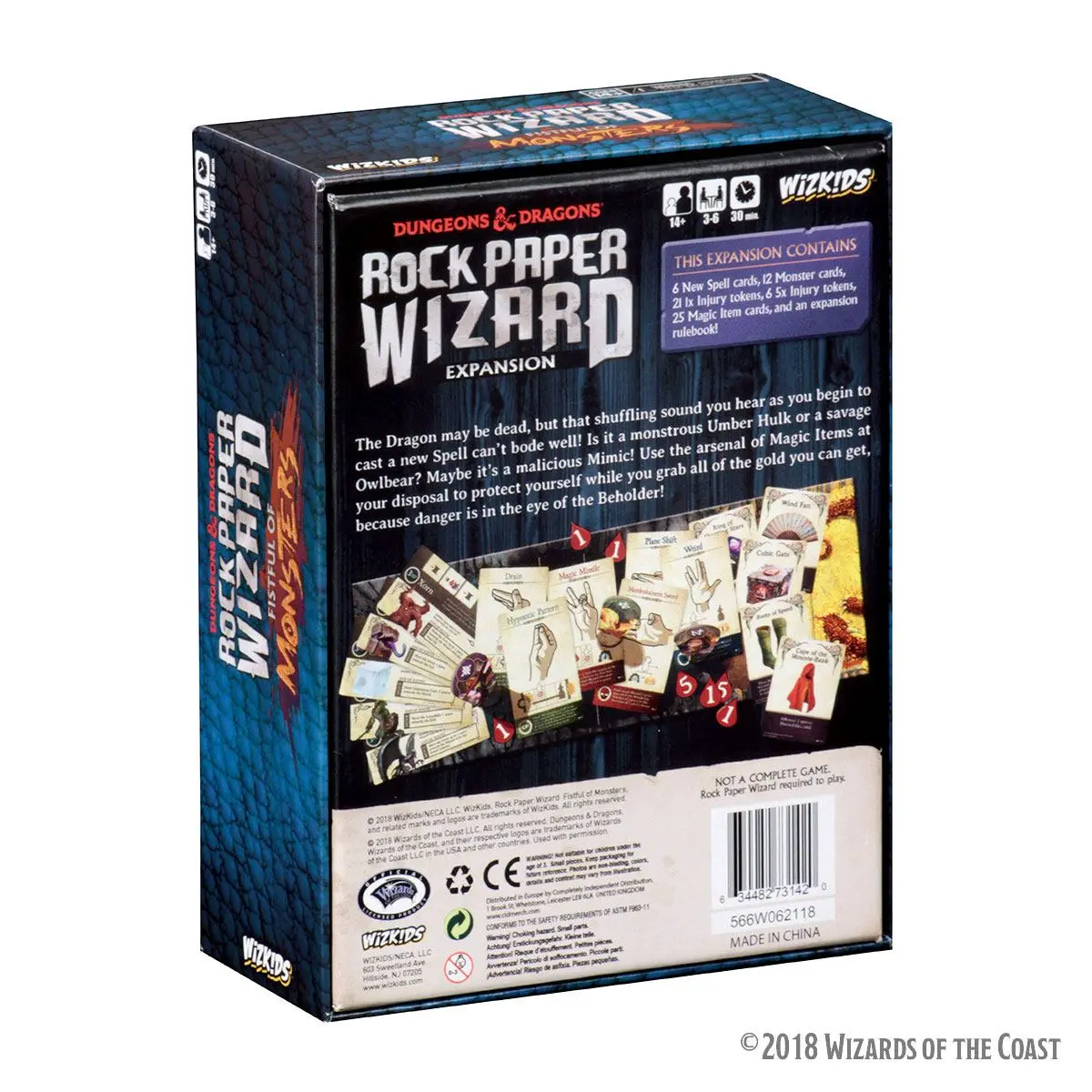 Dungeons &amp; Dragons Brettspiel-Erweiterung Rock Paper Wizard: Fistful of Monsters *Englische Version* Produktfoto