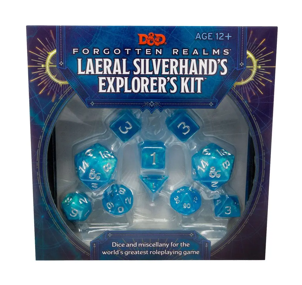 Dungeons & Dragons Forgotten Realms: Laeral Silverhand's Explorer's Kit - Dice & Miscellany englisch termékfotó