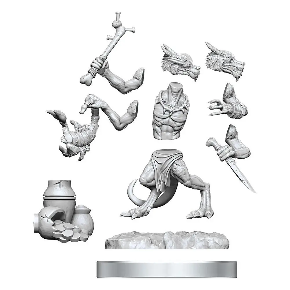 Dungeons & Dragons Frameworks Miniatur-Bausatz 7er-Pack Kobolds Produktfoto