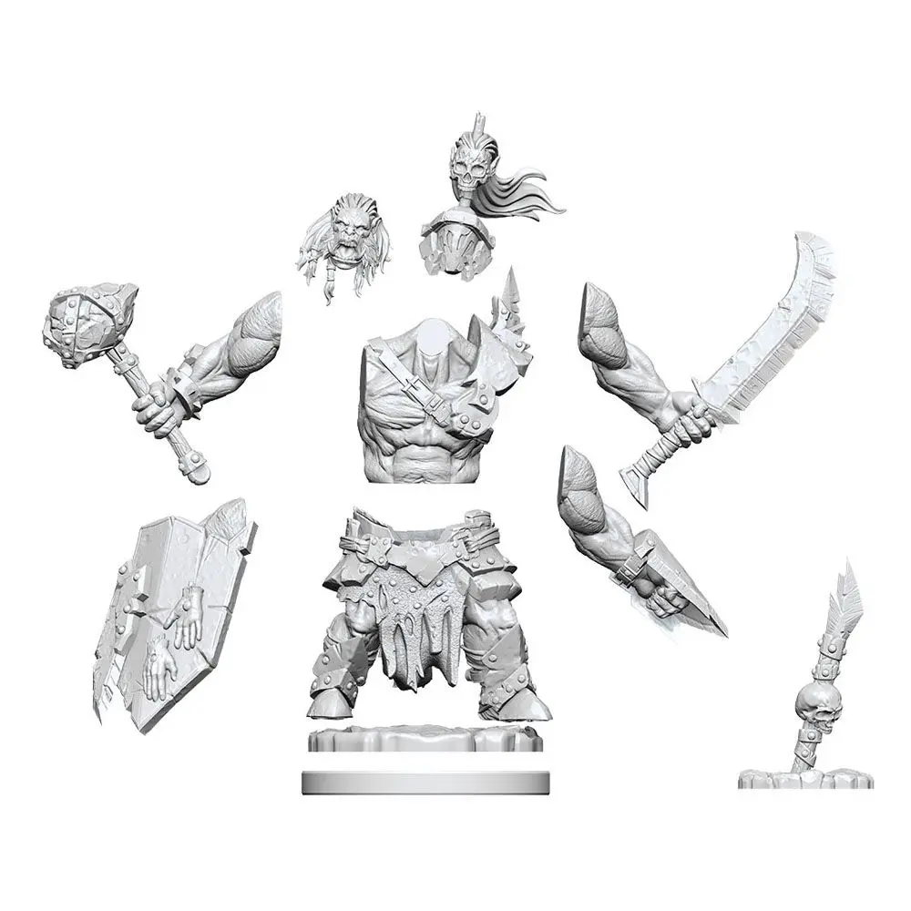 Dungeons & Dragons Frameworks Miniatur-Bausatz 7er-Pack Orcs Produktfoto