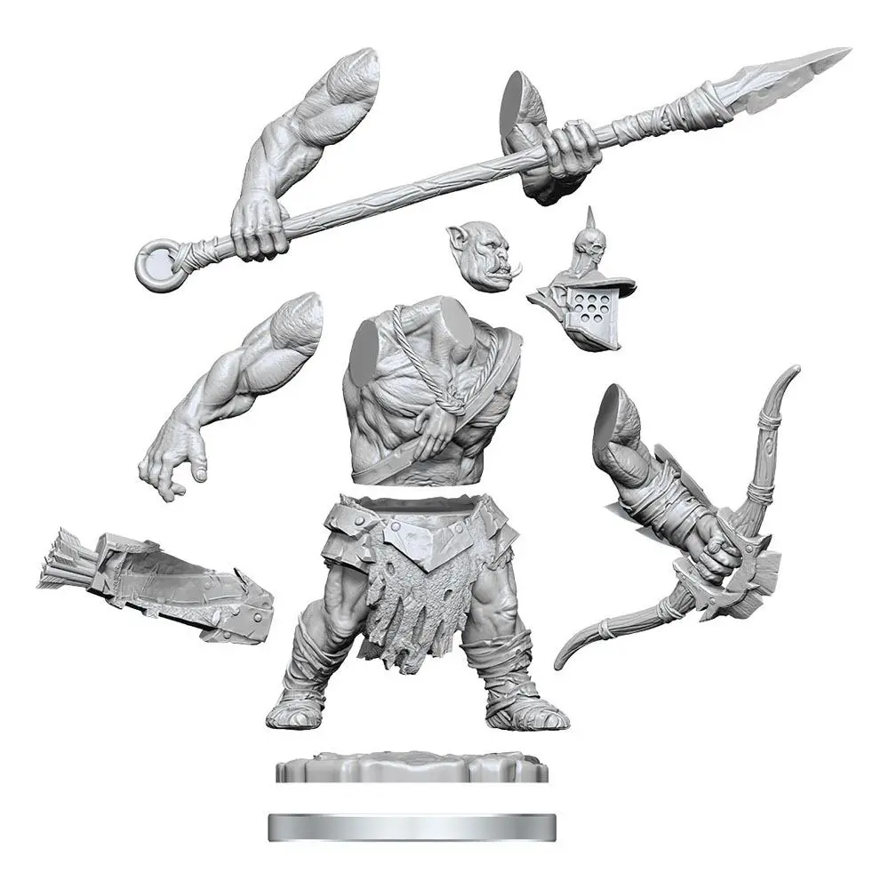 Dungeons & Dragons Frameworks Miniatur-Bausatz 7er-Pack Orcs Produktfoto