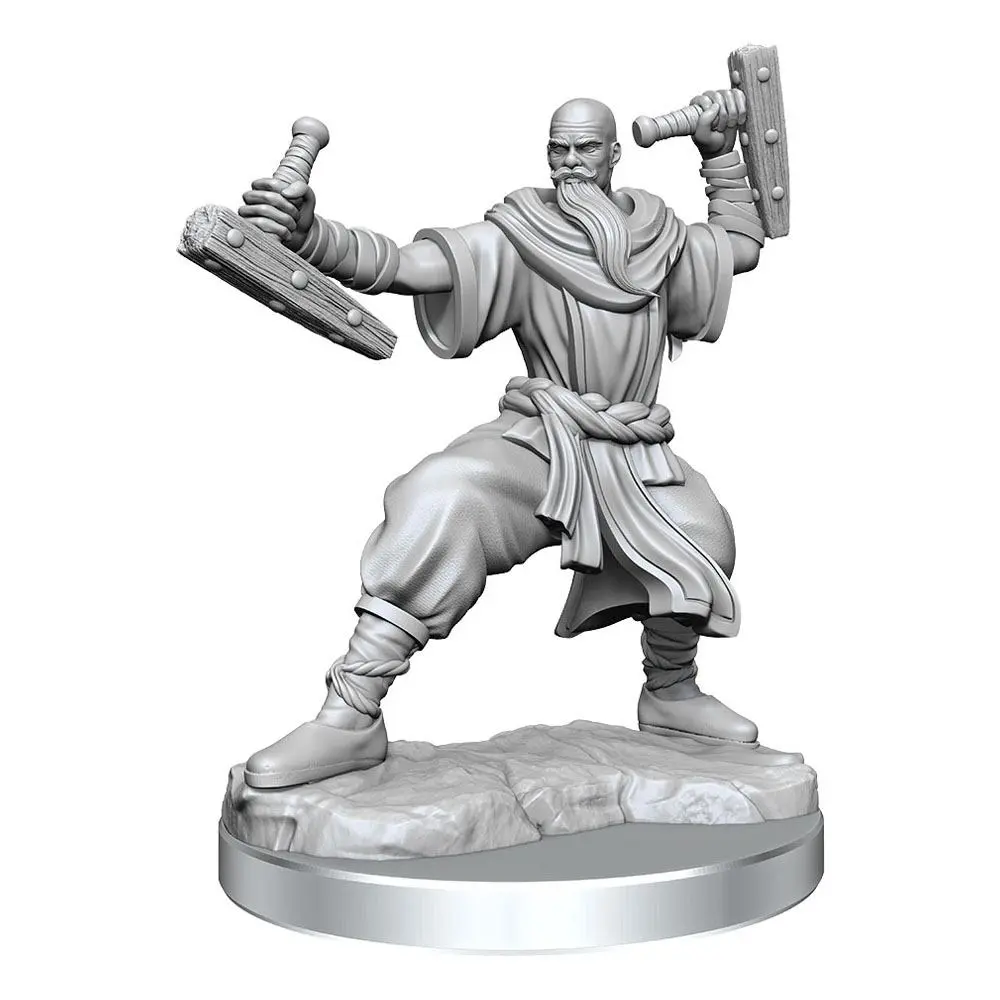 Dungeons & Dragons Frameworks Miniatur-Bausatz Human Monk Male Produktfoto