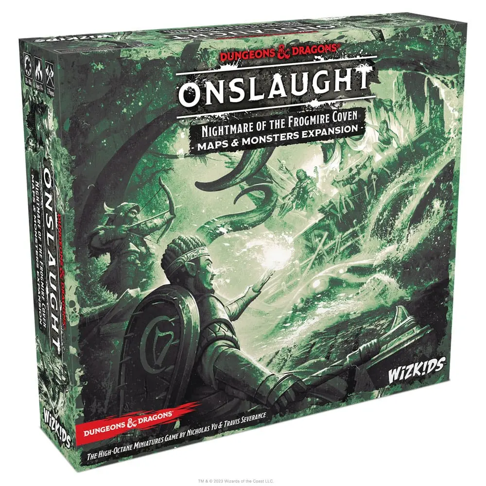 Dungeons &amp; Dragons Spiel-Erweiterung Onslaught Nightmare of the Frogmire Coven - Maps &amp; Monsters Expansion *Englische Version* Produktfoto