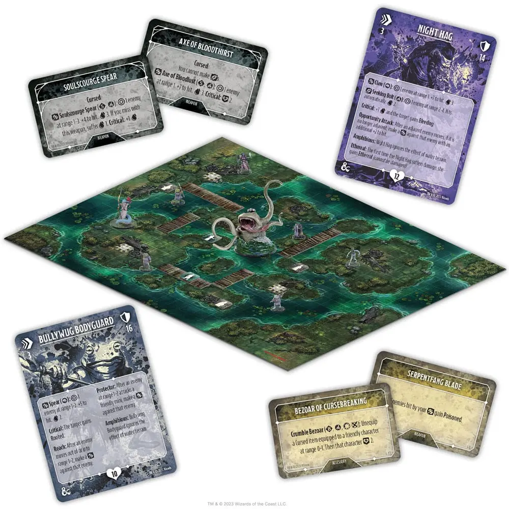 Dungeons &amp; Dragons Spiel-Erweiterung Onslaught Nightmare of the Frogmire Coven - Maps &amp; Monsters Expansion *Englische Version* Produktfoto