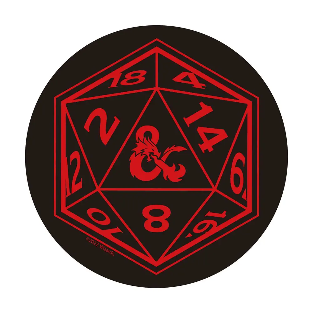 Dungeons & Dragons Schreibtischunterlage & Untersetzer Set Graphic Produktfoto