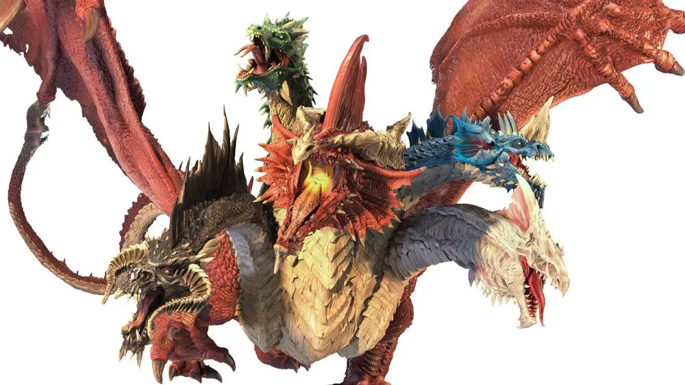 Dungeons & Dragons Icons of the Realms Premium Miniatur vorbemalt Gargantuan Tiamat 37 cm Produktfoto