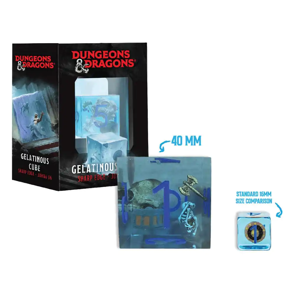Dungeons & Dragons Jumbo Würfel Gelatinous Cube 4 cm Produktfoto