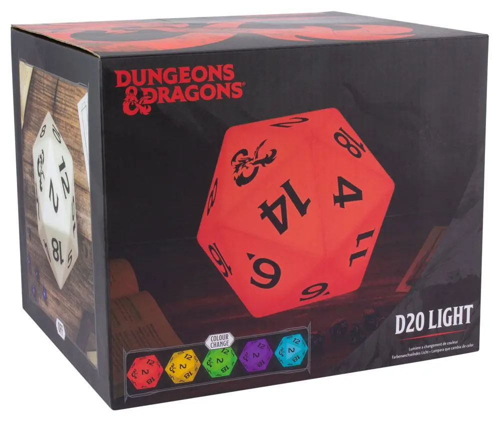 Dungeons & Dragons Leuchte D20 19 cm Produktfoto