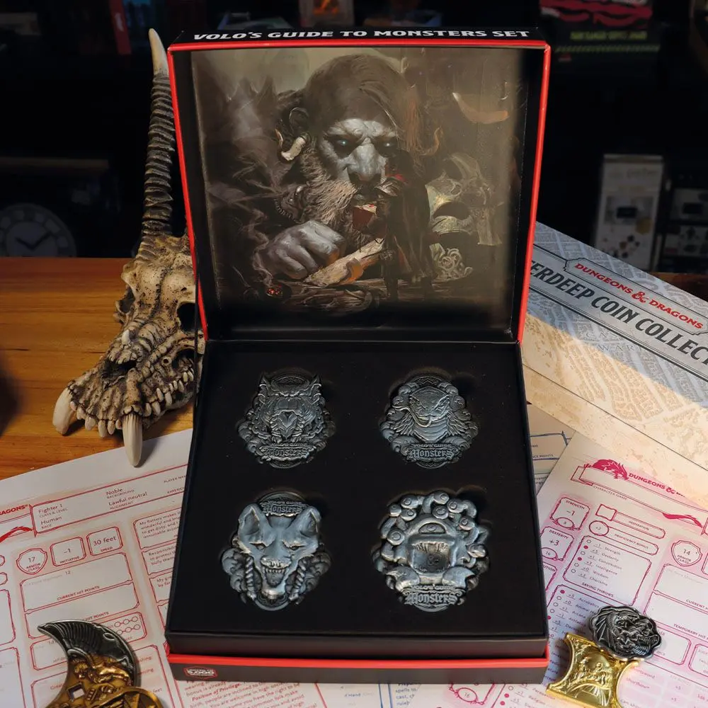 Dungeons & Dragons Medaillen-Set Volo's Guide to Monsters Limited Edition Produktfoto