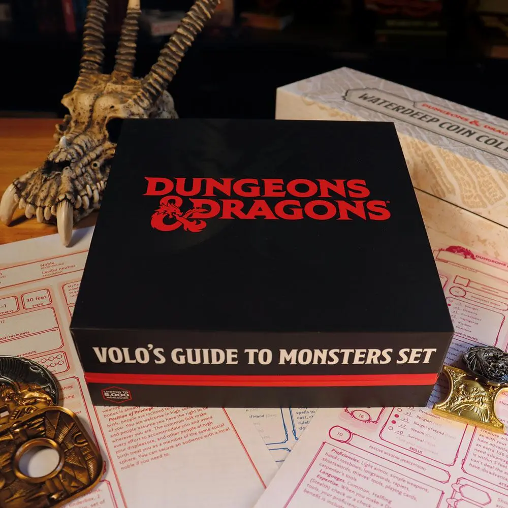 Dungeons & Dragons Medaillen-Set Volo's Guide to Monsters Limited Edition Produktfoto
