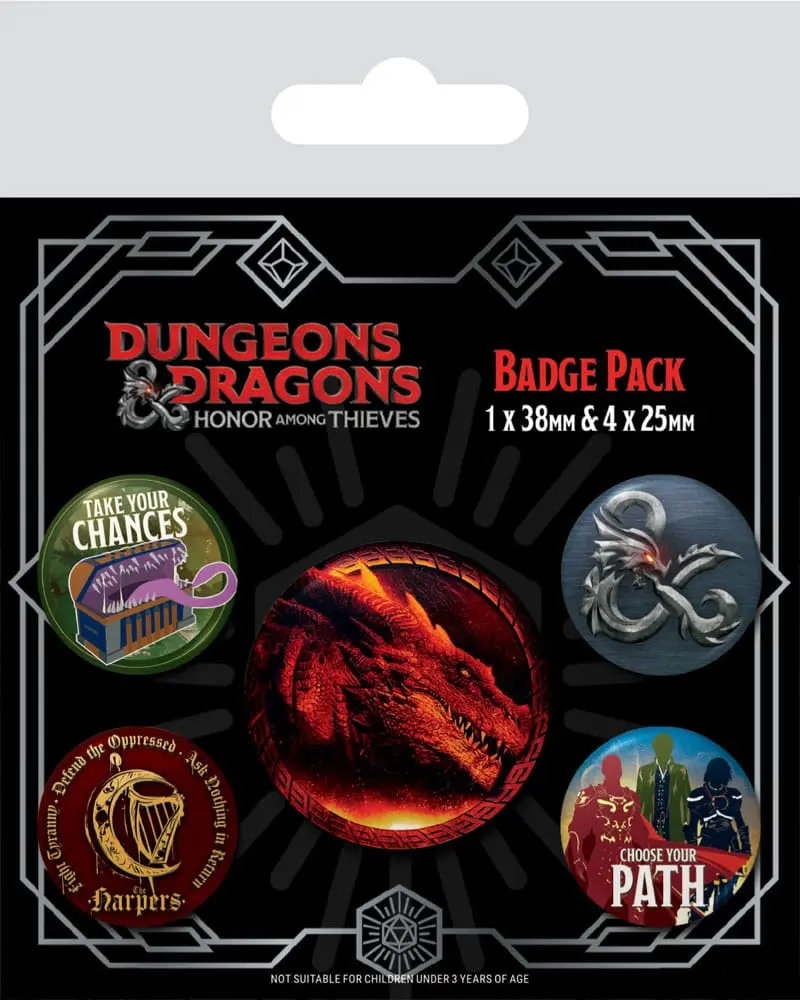 Dungeons & Dragons Ansteck-Buttons 5er-Pack Movie termékfotó