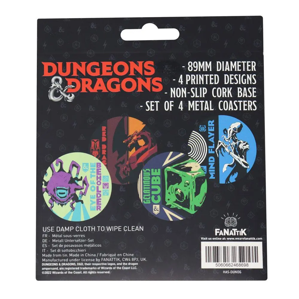 Dungeons & Dragons Untersetzer 4er-Pack termékfotó