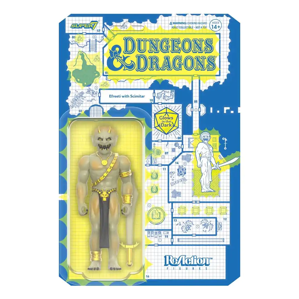 Dungeons &amp; Dragons ReAction Actionfigur Wave 04 Efreeti Glow in the Dark 10 cm Produktfoto