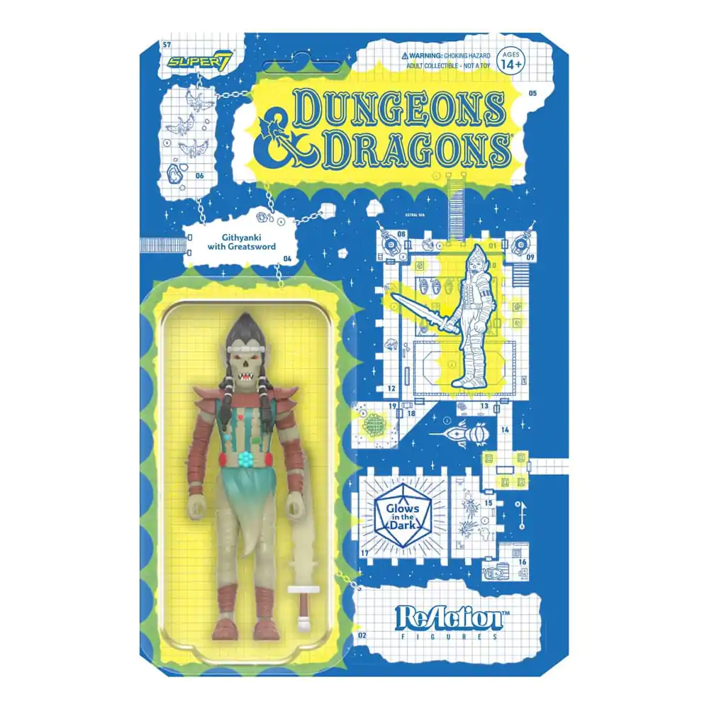 Dungeons & Dragons ReAction Actionfigur Wave 04 Githyanki Glow in the Dark 10 cm termékfotó