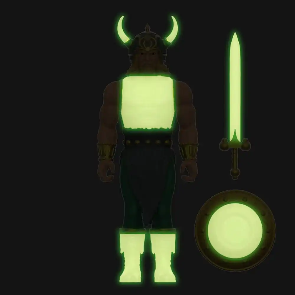 Dungeons &amp; Dragons ReAction Actionfigur Wave 04 Red Box Fighter Glow in the Dark 10 cm Produktfoto