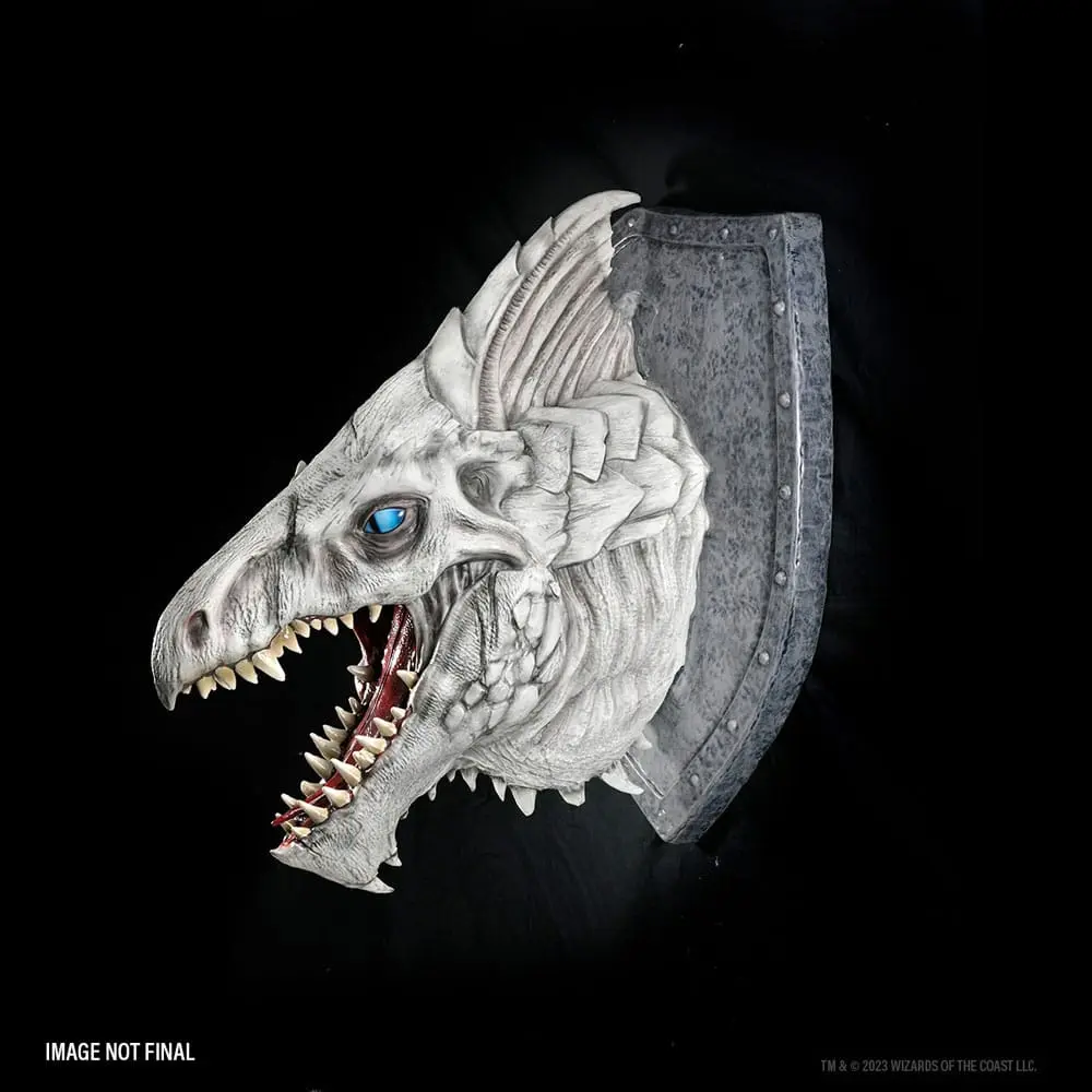 Dungeons &amp; Dragons Replicas of the Realms 3D Wand-Relief White Dragon Trophy Plaque Produktfoto