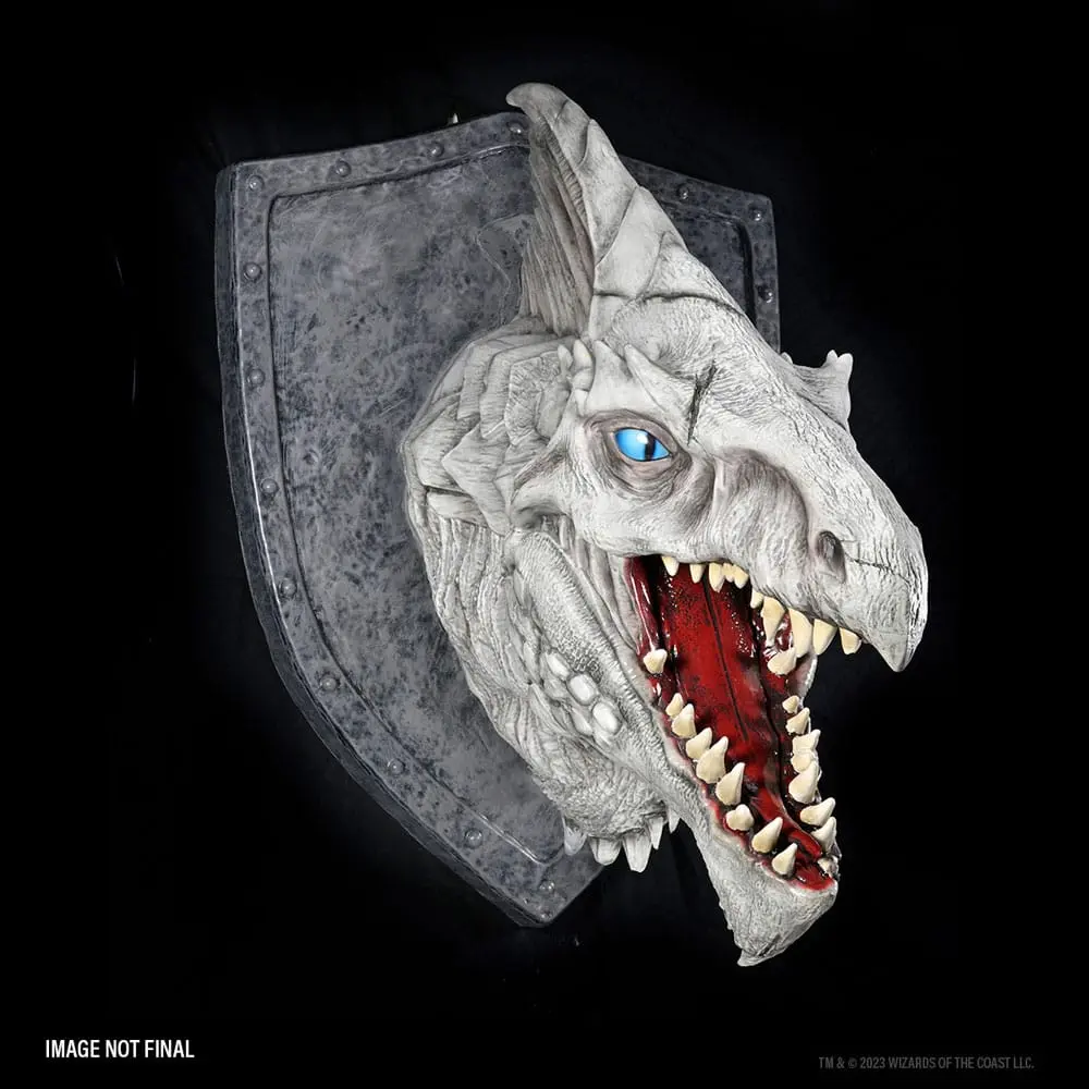 Dungeons &amp; Dragons Replicas of the Realms 3D Wand-Relief White Dragon Trophy Plaque Produktfoto
