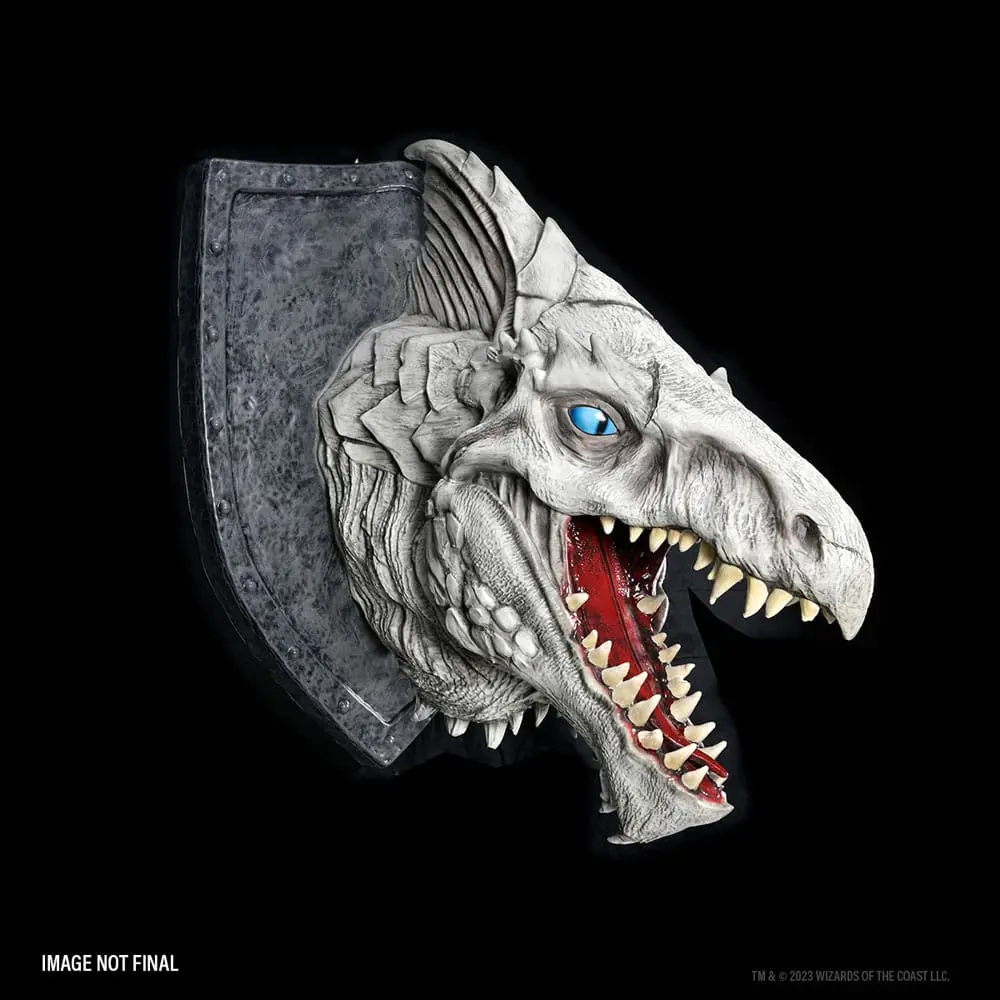 Dungeons &amp; Dragons Replicas of the Realms 3D Wand-Relief White Dragon Trophy Plaque Produktfoto