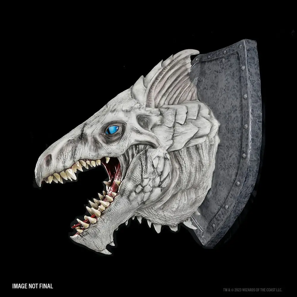 Dungeons &amp; Dragons Replicas of the Realms 3D Wand-Relief White Dragon Trophy Plaque Produktfoto