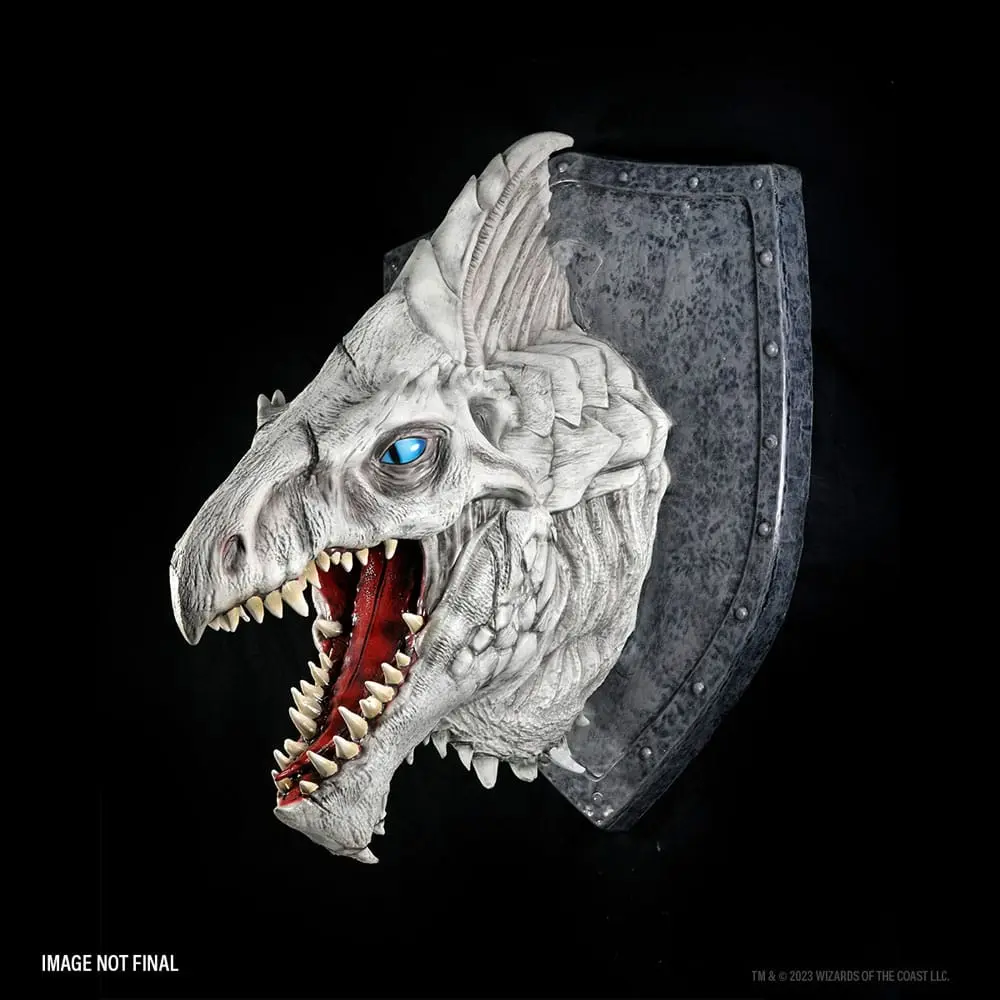 Dungeons &amp; Dragons Replicas of the Realms 3D Wand-Relief White Dragon Trophy Plaque Produktfoto