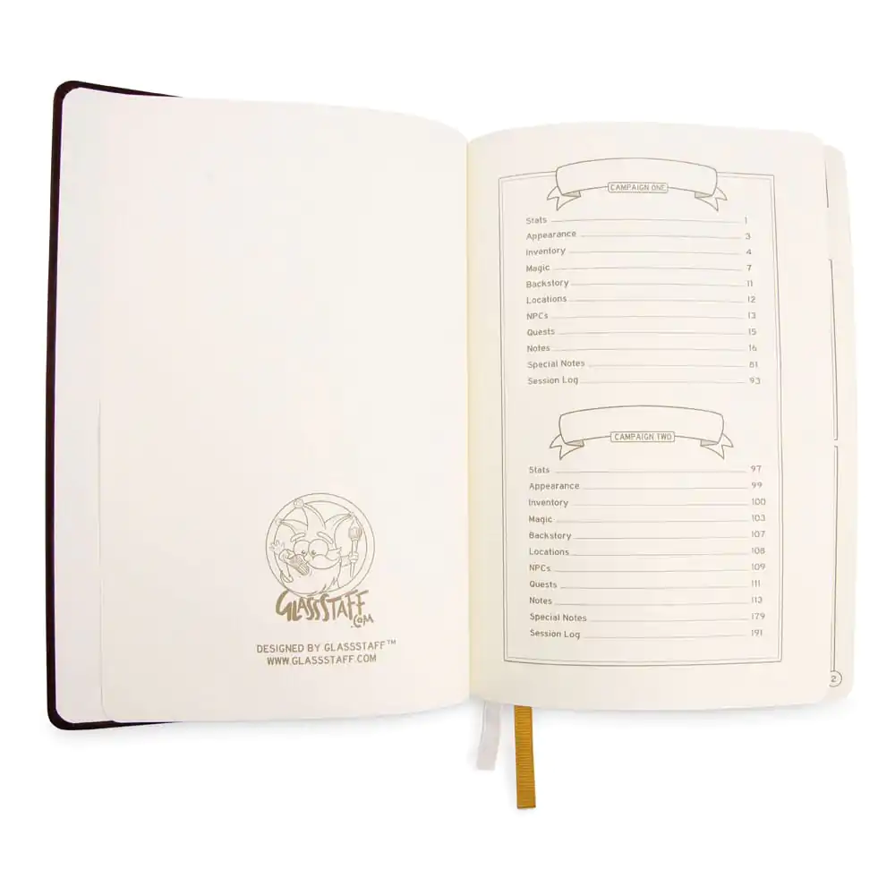 Dungeons & Dragons Rollenspiel Journal 5e Braun Produktfoto