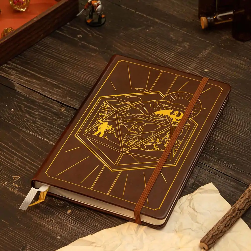 Dungeons & Dragons Rollenspiel Journal 5e Braun Produktfoto