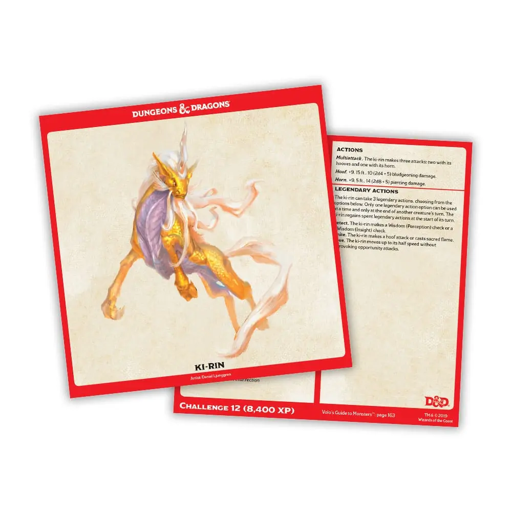 Dungeons &amp; Dragons Spellbook Cards: Epic Monsters Englische Version Produktfoto