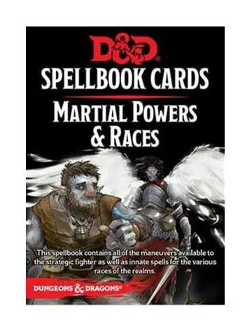 Dungeons & Dragons Spellbook Cards: Martial Powers & Races englisch Produktfoto