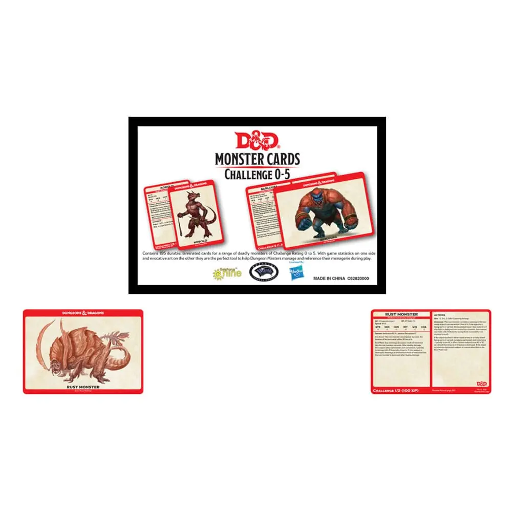 Dungeons & Dragons Spellbook Cards: Monsters 0-5 englisch Produktfoto