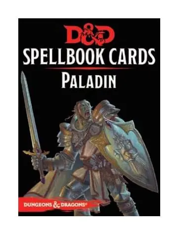 Dungeons & Dragons Spellbook Cards: Paladin englisch Produktfoto