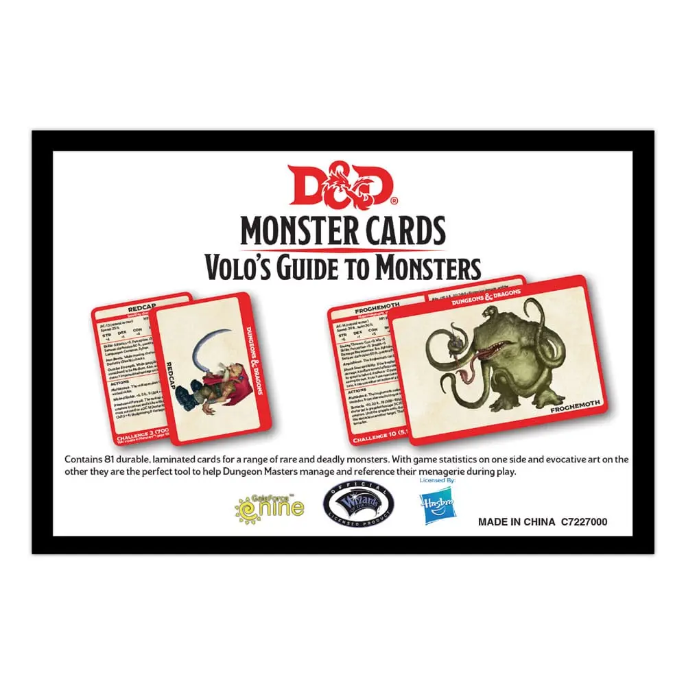 Dungeons & Dragons Spellbook Cards: Volo´s Guide englisch Produktfoto