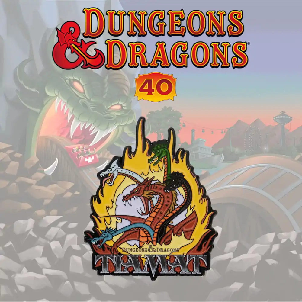 Dungeons & Dragons: The Cartoon Ansteck-Pin 40th Anniversary Tiamat termékfotó