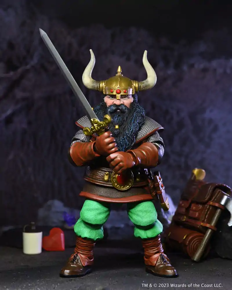 Dungeons &amp; Dragons Actionfigur Ultimate Elkhorn the Good Dwarf Fighter 18 cm Produktfoto