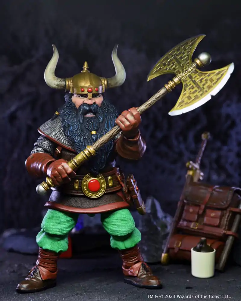 Dungeons &amp; Dragons Actionfigur Ultimate Elkhorn the Good Dwarf Fighter 18 cm Produktfoto