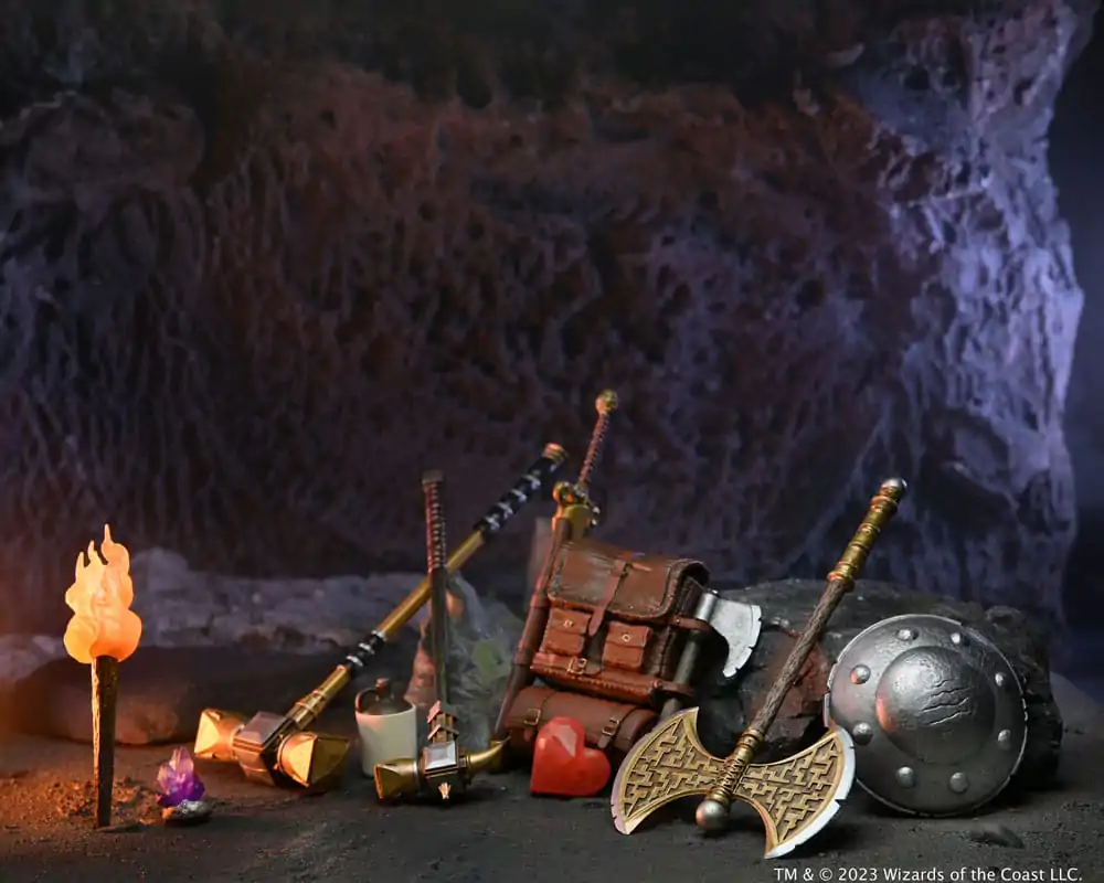 Dungeons &amp; Dragons Actionfigur Ultimate Elkhorn the Good Dwarf Fighter 18 cm Produktfoto