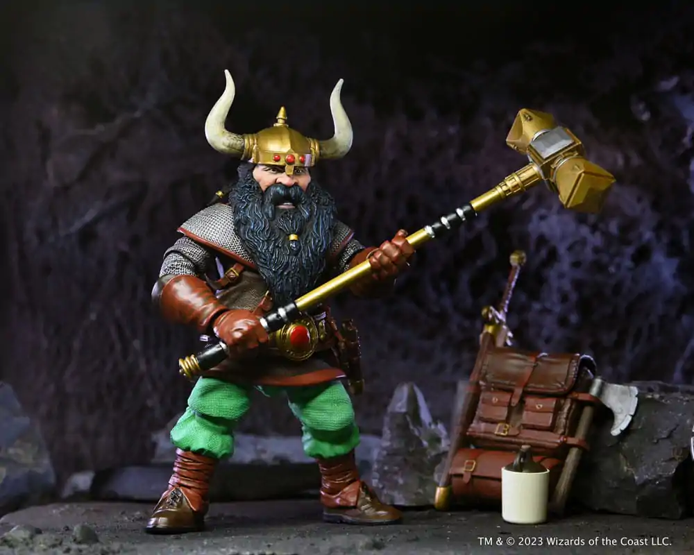 Dungeons &amp; Dragons Actionfigur Ultimate Elkhorn the Good Dwarf Fighter 18 cm Produktfoto