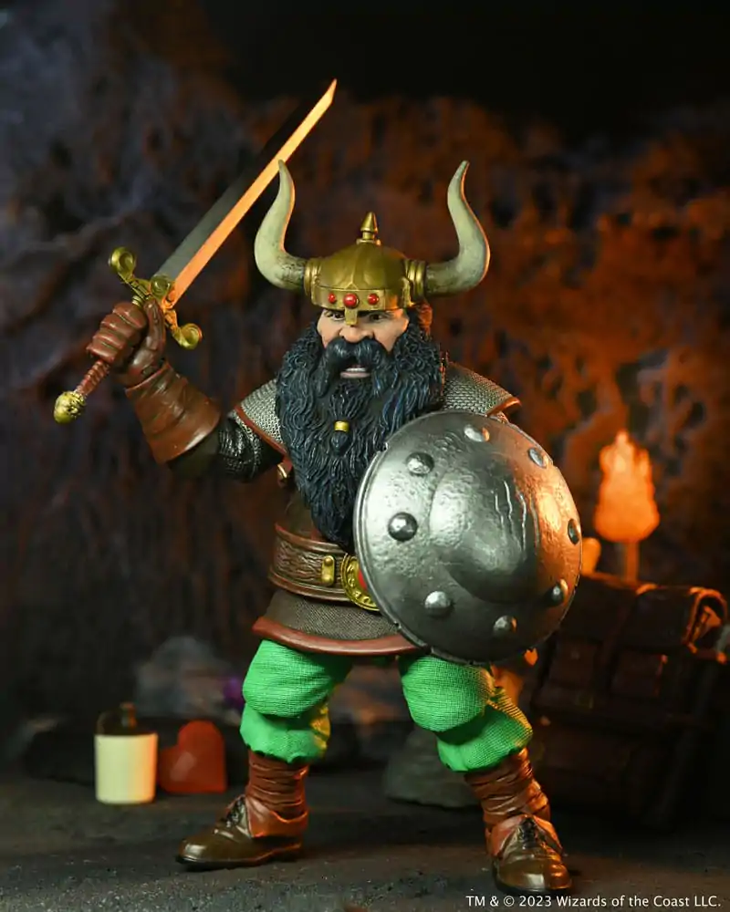 Dungeons &amp; Dragons Actionfigur Ultimate Elkhorn the Good Dwarf Fighter 18 cm Produktfoto