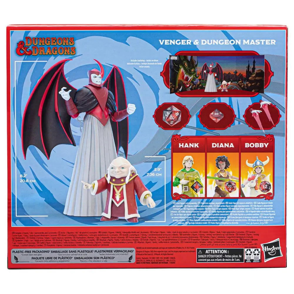 Dungeons & Dragons (Im Land der fantastischen Drachen) Actionfiguren Venger & Dungeon Master 15 cm Produktfoto