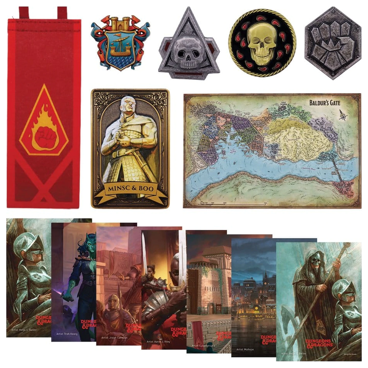 Dungeons & Dragons Geschenkset Baldur's Gate Sammlerset Limitierte Auflage Produktfoto