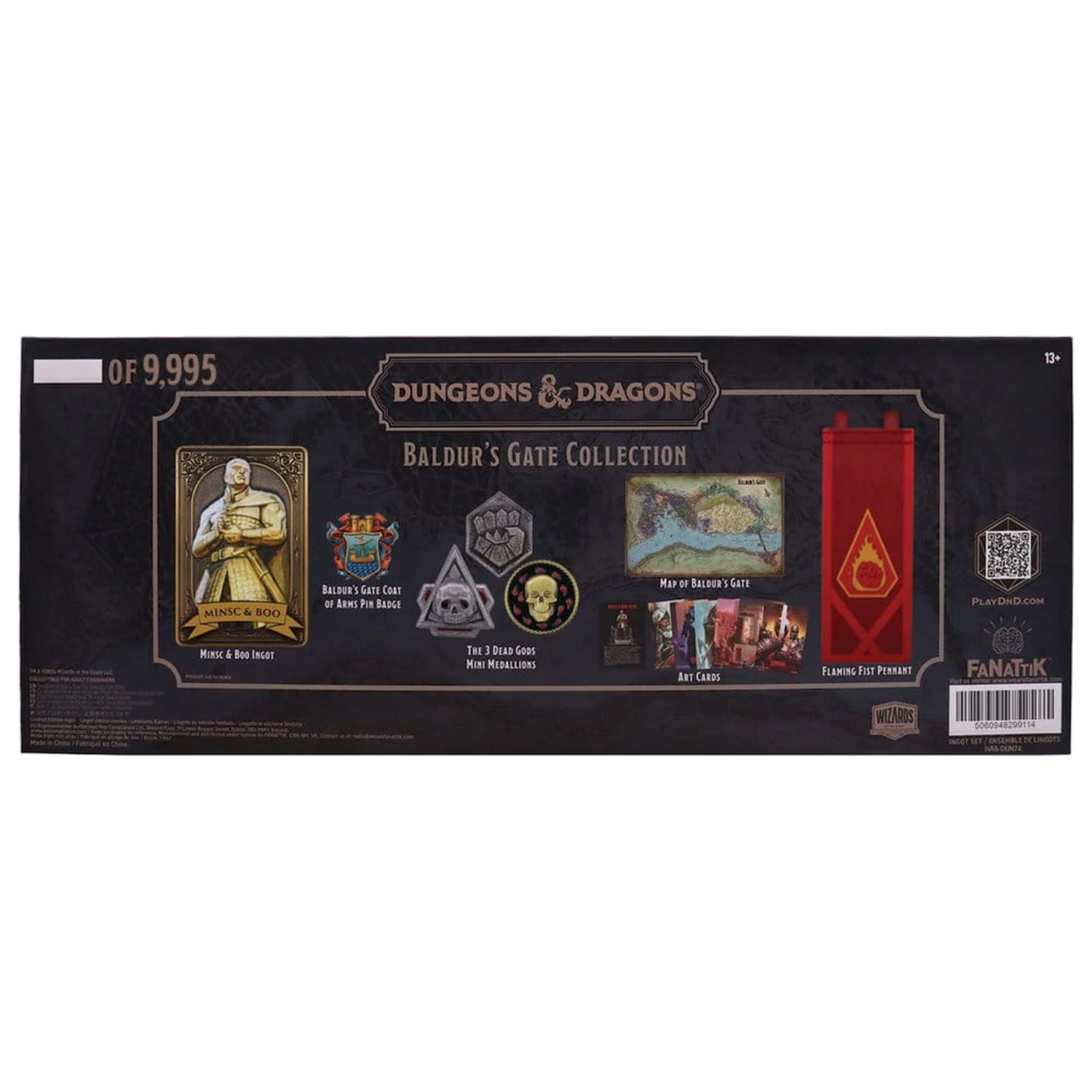 Dungeons & Dragons Geschenkset Baldur's Gate Sammlerset Limitierte Auflage Produktfoto