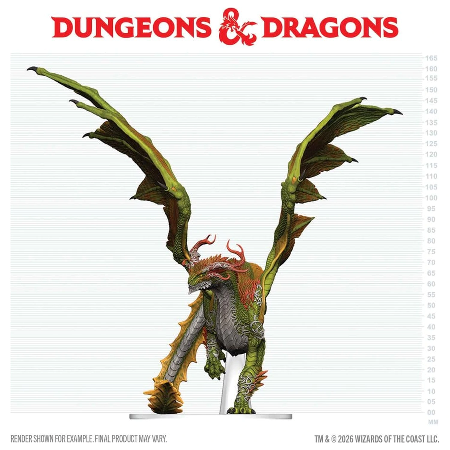 Dungeons & Dragons Icons of the Realms vorbemalte Miniaturen Adult Spirit Dragon 24 cm Produktfoto