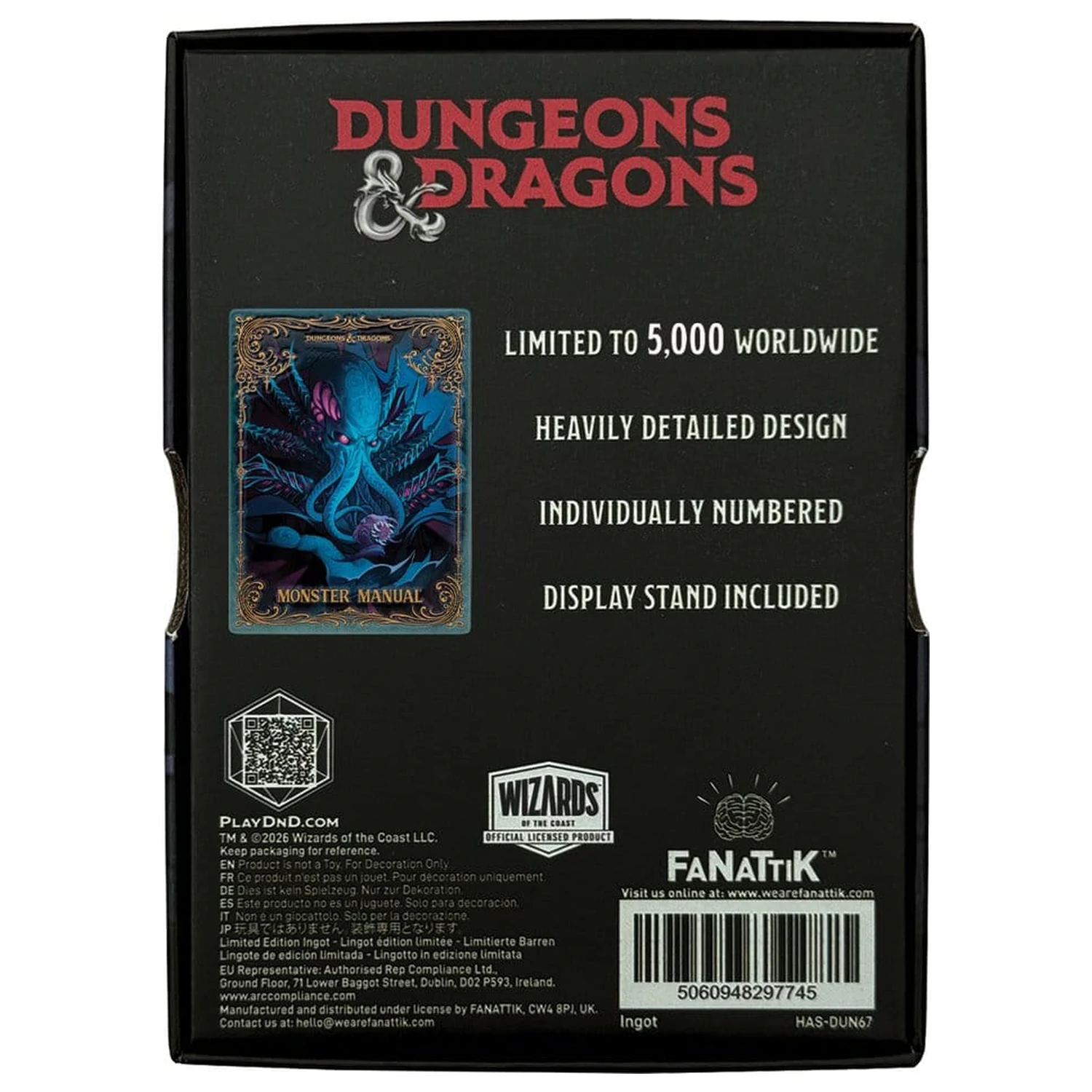 Dungeons & Dragons Barren Monster Handbuch Alternatives Cover Limitierte Auflage Produktfoto