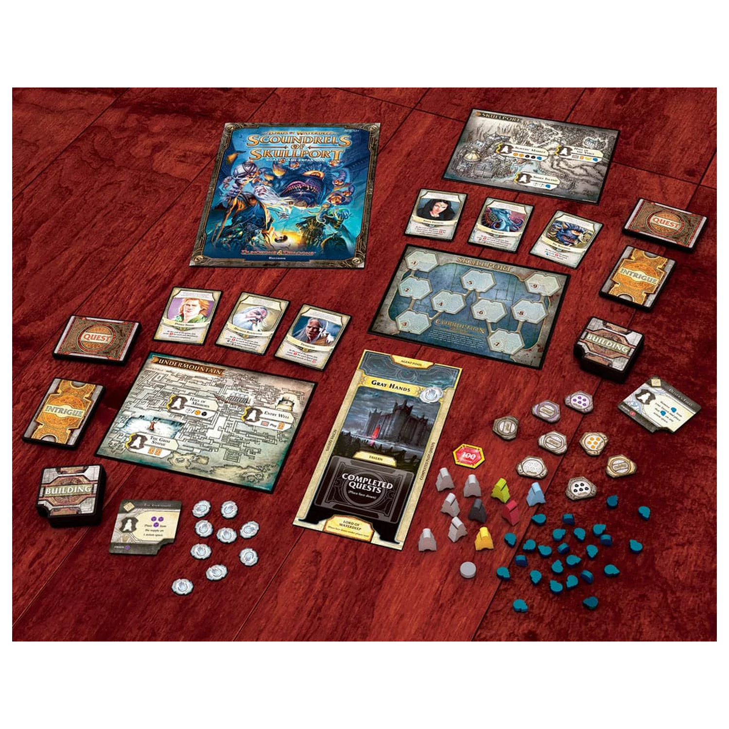 Dungeons & Dragons Brettspiel Lords of Waterdeep: Scoundrels of Skullport Erweiterung *Englische Version* Produktfoto