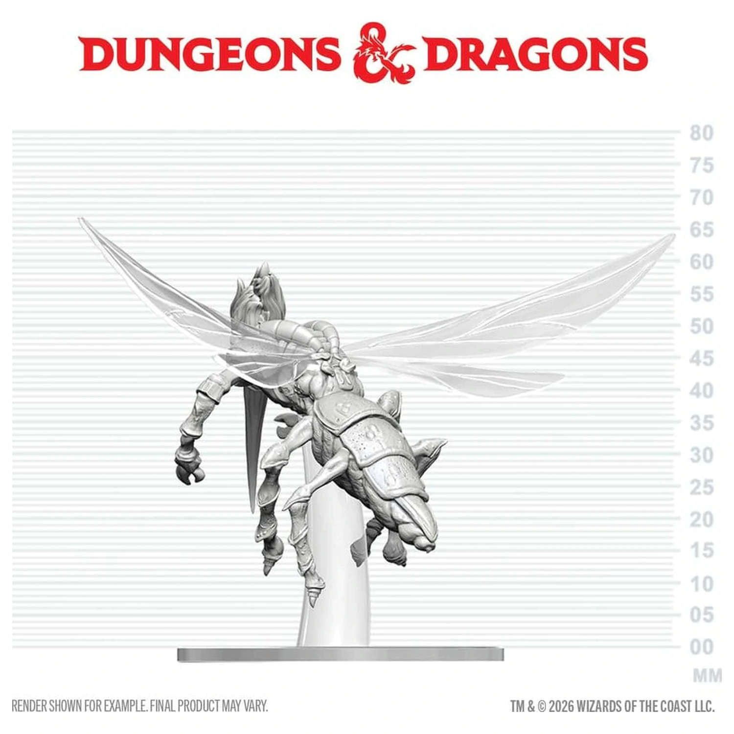 Dungeons & Dragons Nolzur's Marvelous Miniatures unbemalte Miniatur Chasme 17 cm Produktfoto