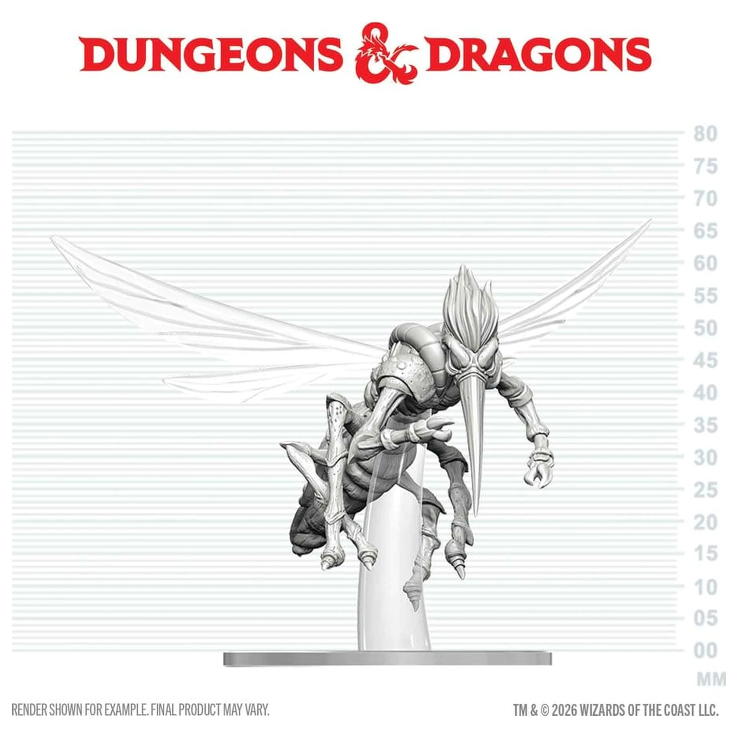 Dungeons & Dragons Nolzur's Marvelous Miniatures unbemalte Miniatur Chasme 17 cm Produktfoto