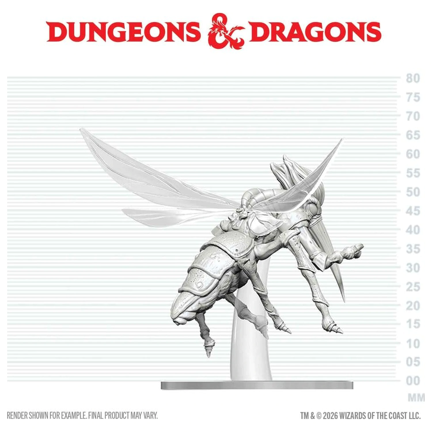 Dungeons & Dragons Nolzur's Marvelous Miniatures unbemalte Miniatur Chasme 17 cm Produktfoto